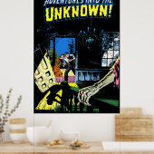 Poster L'inconnu Les intrus Comics Vintages (Cuisine)