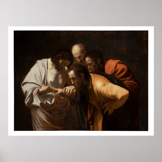 Poster L'incrédulité de Saint Thomas (Devant)