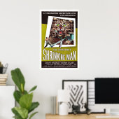 Poster L'incroyable rétrécissement de l'homme (Bureau à domicile)