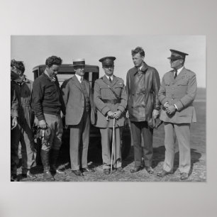 Poster Lindbergh et Wright à Wright Field Photographie