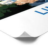 Poster Lindos Grèce Imprimer (Coin)