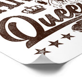 Poster Line Dancing Enseignant Queen Line Dance Queen (Coin)