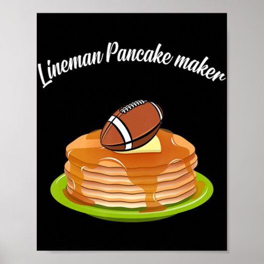 Poster Lineman Pancake maker (Devant)