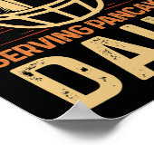 Poster Lineman Serving Pancakes Daily Football Offensive (Coin)