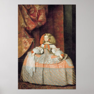 Poster L'infante Maria Marguerita en rose
