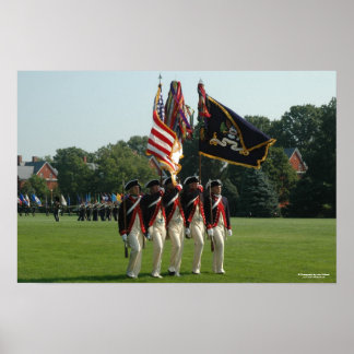 Poster L'infanterie 3d de l'Armée - La Garde de couleur c
