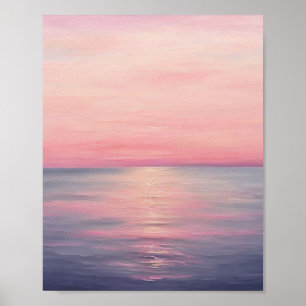 Poster L'infini silence d'un horizon de quartz rose sur S