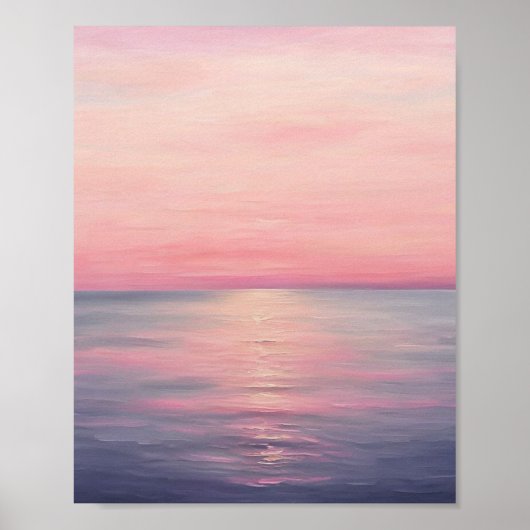 Poster L'infini silence d'un horizon de quartz rose sur S (Devant)