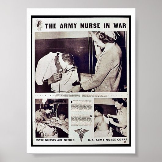 Poster L'Infirmière Militaire En Guerre (Devant)