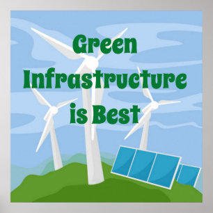 Poster L'infrastructure verte est la meilleure