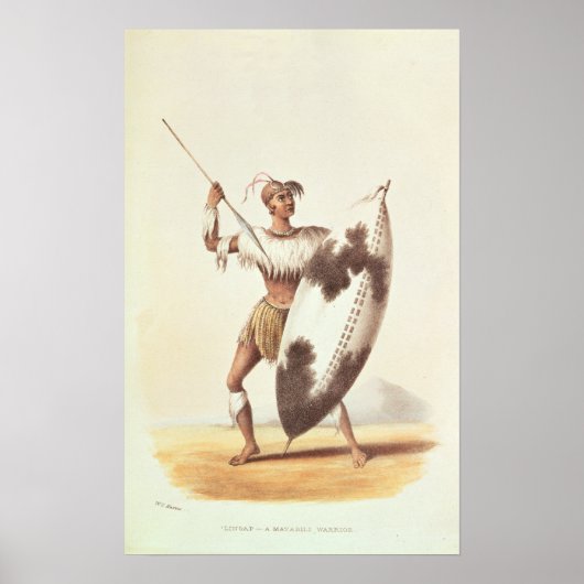 Poster Lingap, un guerrier du Matabili (Devant)