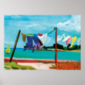 Poster linge dans la brise (Devant)