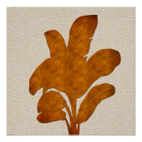 Linge de cuivre Banane Plante toile Collage Imprim