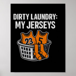 Poster Linge sale Mes maillots Humour de sketch Cadeau