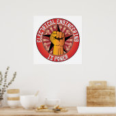 Poster L'ingénierie électrique est l'énergie (Cuisine)