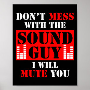 Poster L'ingénieur audio ne se mêle pas au son que je doi