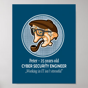 Poster L'ingénieur en cybersécurité n'est pas un travail 