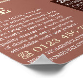 Poster Lingerie rose, Vêtements pour femmes Advert (Coin)