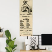 POSTER LINIMENT DE MINARD .... LE ROI DE LA DOULEUR ! (Bureau à domicile)