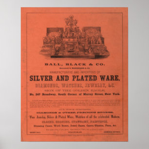 Poster Lining Colton's American Atlas