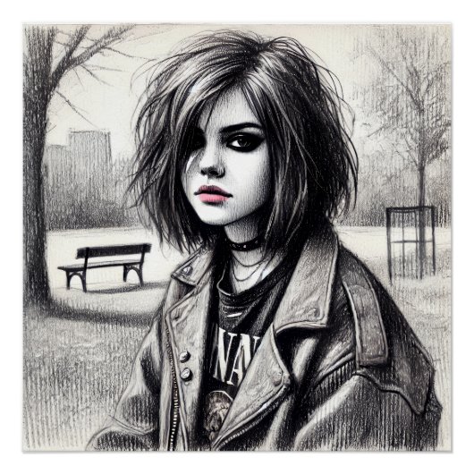 Poster L'insoumise du parc.  (Devant)