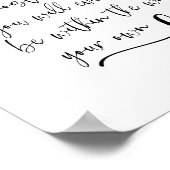 Poster L'Inspiration de travail la plus importante (Coin)