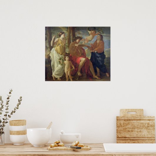 Poster L'inspiration du poète (Cuisine)