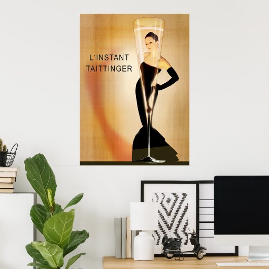 Poster L'Instant Taittinger Remix (Bureau à domicile)