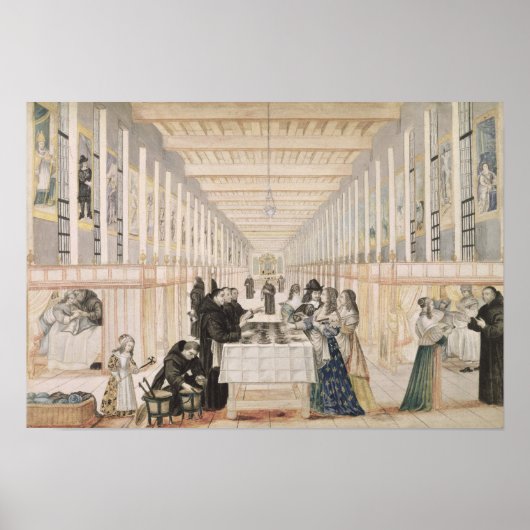 Poster L'Institut des Soeurs de la Charité pendant une (Devant)