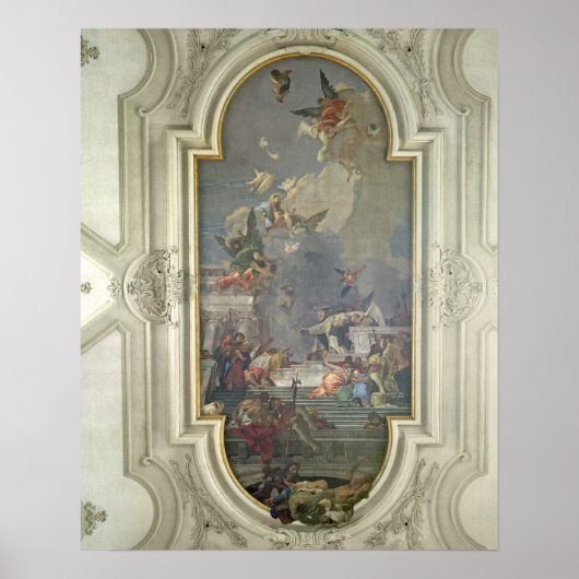 Poster L'Institution du Rosaire par St. Dominic (fres (Devant)