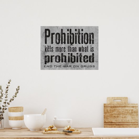 Poster L'Interdiction Tue Plus Que Ce Qui Est Interdit (Cuisine)