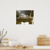 Poster L'intérieur de la vieille grange devant (Cuisine)