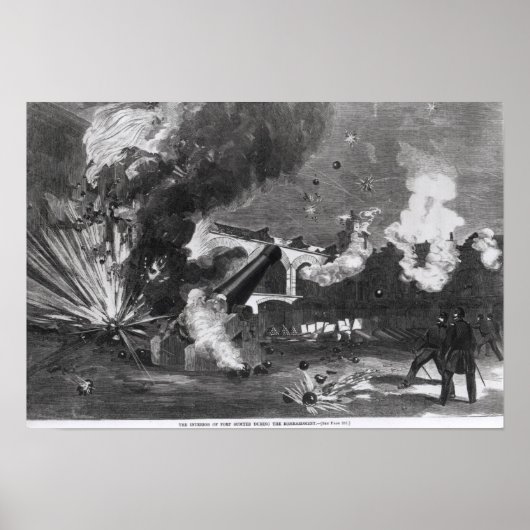 Poster L'intérieur du fort Sumter pendant (Devant)