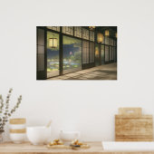 Poster L'intérieur d'une maison cosy (Cuisine)