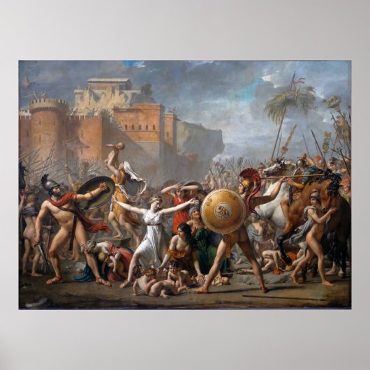 Poster L'intervention des Sabines (Devant)