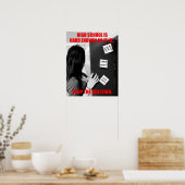 Poster L'intimidation à l'école secondaire (propre) (Cuisine)