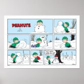 Poster Linus Construit Un Snowman (Devant)