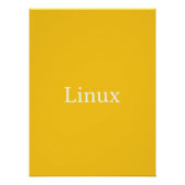 Poster Linux (Devant)