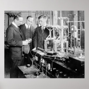 Poster L'inventeur Guglielmo Marconi, début des années 19