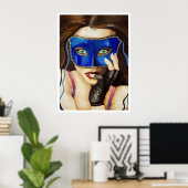 Poster L'invitation au bal masqué (Bureau à domicile)