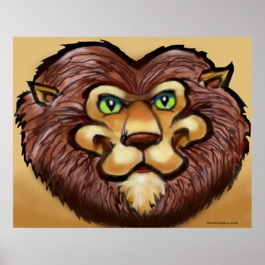 Poster Lion (Devant)