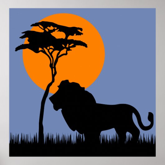 Poster Lion (Devant)