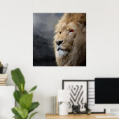 Poster Lion (Bureau à domicile)