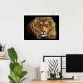 Poster Lion (Bureau à domicile)