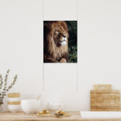 Poster lion (Cuisine)
