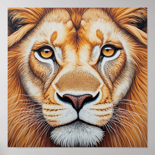 Poster Lion (Devant)