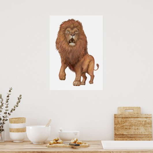 Poster Lion (Cuisine)