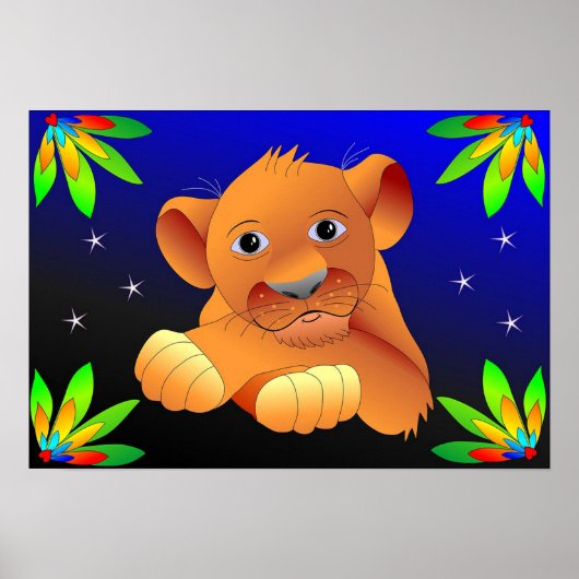 Poster Lion (Devant)