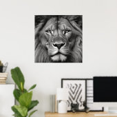 Poster Lion (Bureau à domicile)