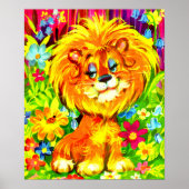 Poster lion (Devant)